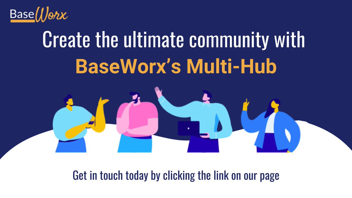 baseworx's tweet photo. Your Multi-Space Management Solution
The Multi-Hub is for our customers with more than one space to manage. Connect everyone from all of your spaces so that they can come together digitally. 

#coworking #sharedspace #multihub #community #connectivity https://t.co/OZnDF5cD2A