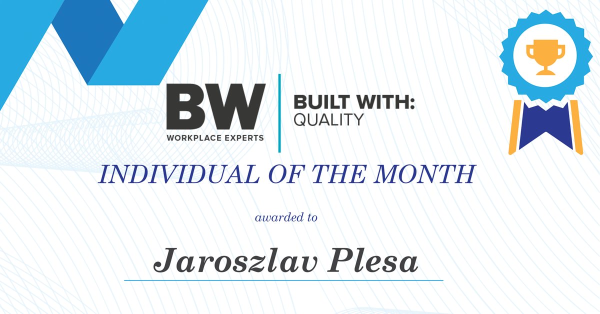 It's always great to get recognition directly from clients and so a huge congratulations goes out to Jaroszlav who picked up the <a href="/wearebwlondon/">BW</a> 'Individual of the Month' accolade for January '21. 

#vividfinishes #loveconstruction #constructionuk #spraying #painting #decorating