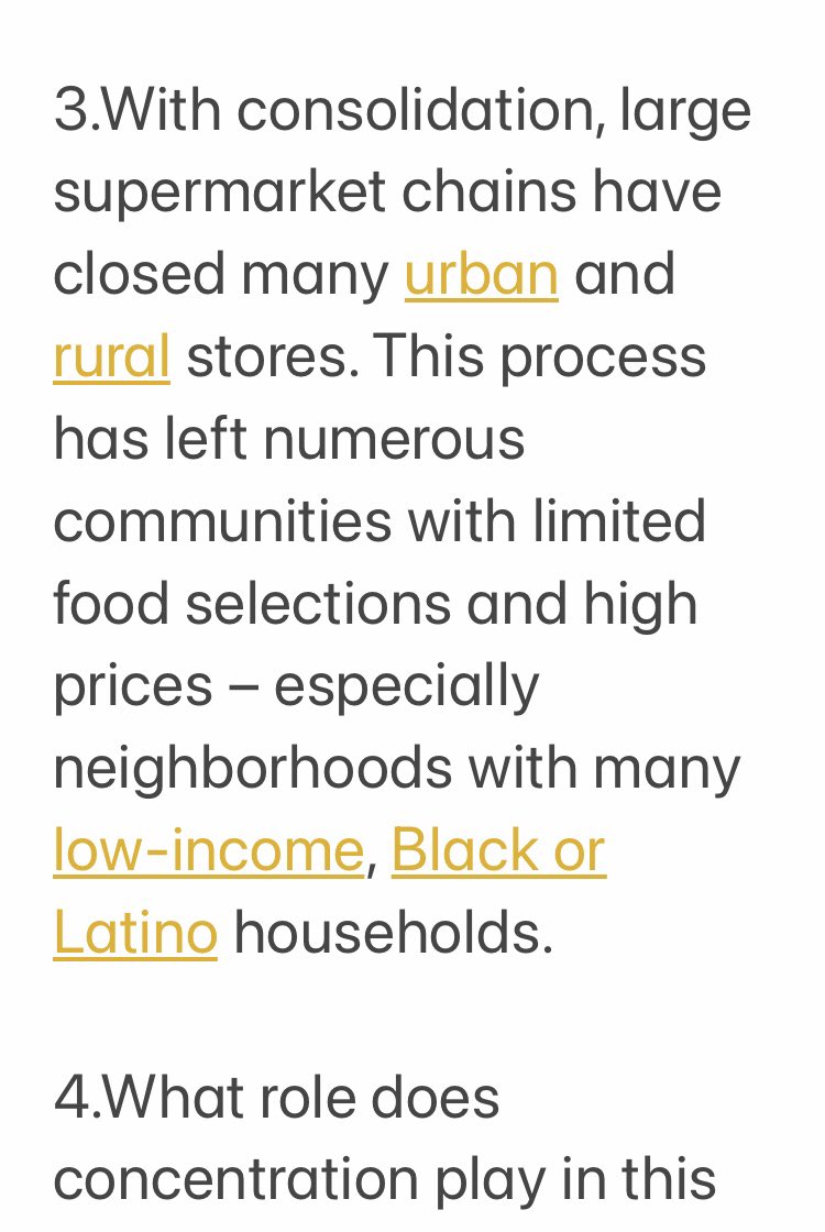1. Negative effect of Corporate Consolidation in nations food system. #FarmersProtest