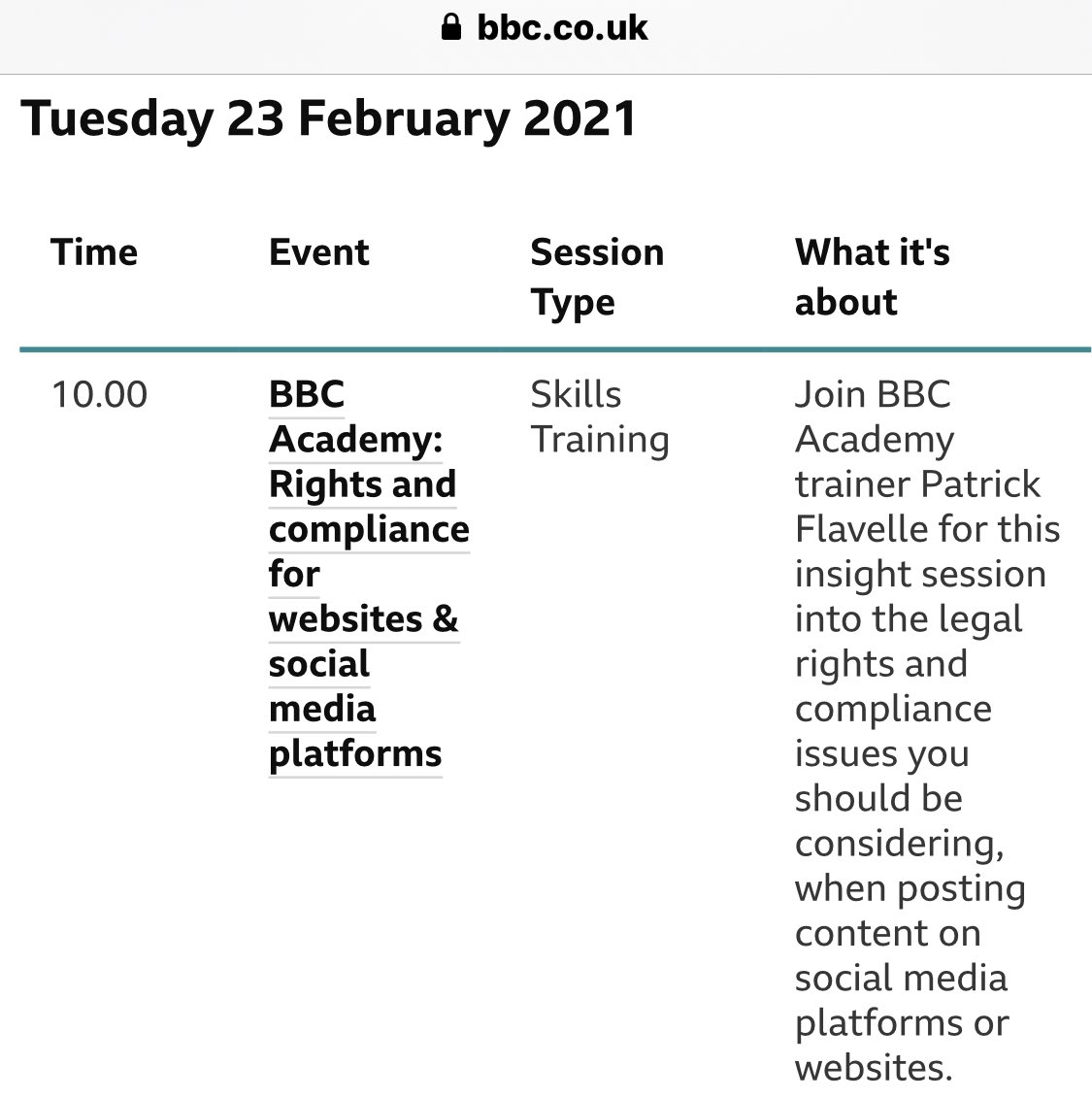 Watsonmydear's tweet photo. & here are the 4 I have picked out for myself from the @BBCAcademy February schedule -
#GetLearningNI #DigiCities #DigiSanity #TrainingMatchmaker https://t.co/HhE7IlqIwU