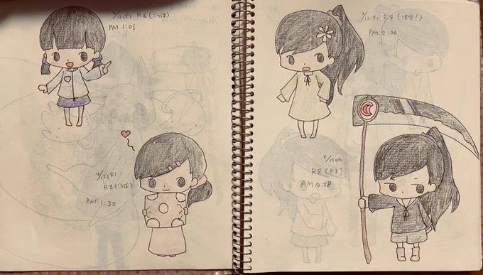 RZのキャラクターデザインのあゆみ
#飴鏡 