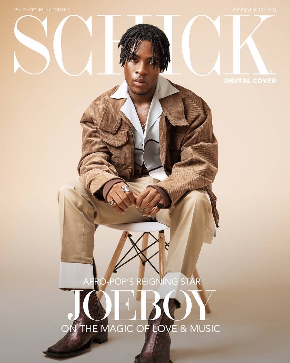 Check out @schickmagazine cover! 
Where @joeboyofficial gets to talk about his journey in the music industry since 2018 till date! #SBBM
—
Tap the link 🔗 in @schickmagazine bio for full cover story! 💛✨💫 
—
Digital Editor: @Tinuade.AO
Creative Direction: <a href="/TitiAdesa/">TitiAdesa</a>