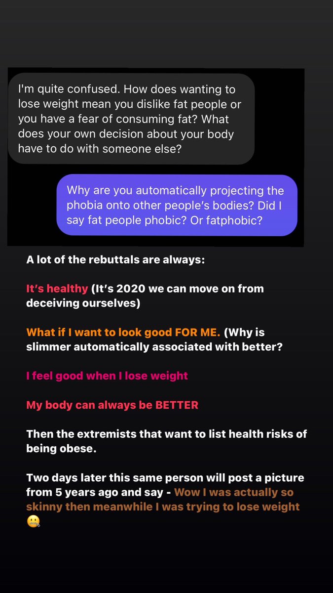 It’s the fatphobia and the hypocrisy in the comments that’s sending me ‘iT’s heAlLtHy’ Are you lying to me or trying to convince yourself?You will all be okay  Let me even add more thoughts so it can pepper you people well.