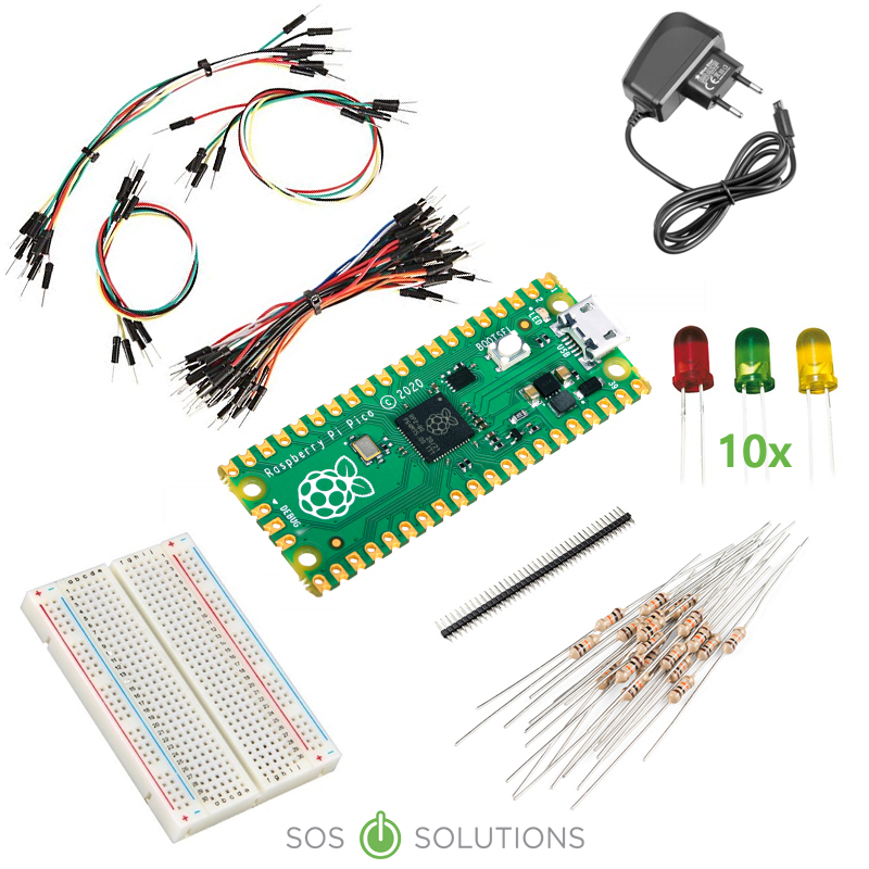 SOSSolutions_NL's tweet photo. Dit voordelige kitje bevat alles om te starten met het allernieuwste standalone boardje van Raspberry Pi.
> https://t.co/zmM62eEpVD 
#RaspberryPiPico #RaspberryPico https://t.co/jWx6kW9Gy6