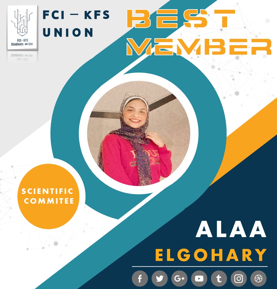 Alaa Elgohary ✨
Best member of scientific committee
