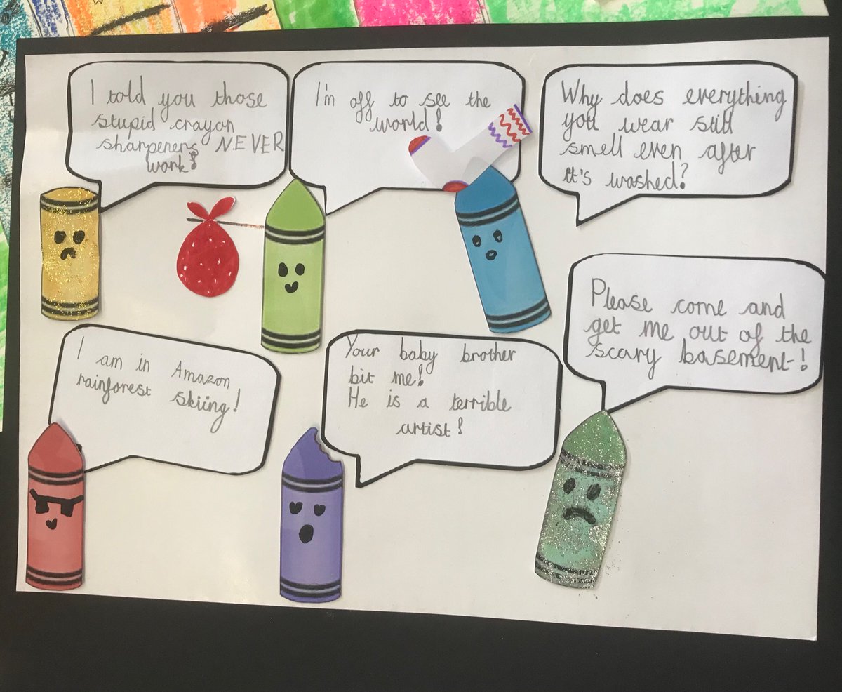 LucyHWood's tweet image. Celebrating and building on fantastic remote learning back on campus #JSVY2 @BSNJSV @OliverJeffers 🤩Amazing Year 2 writers 🖍🌟