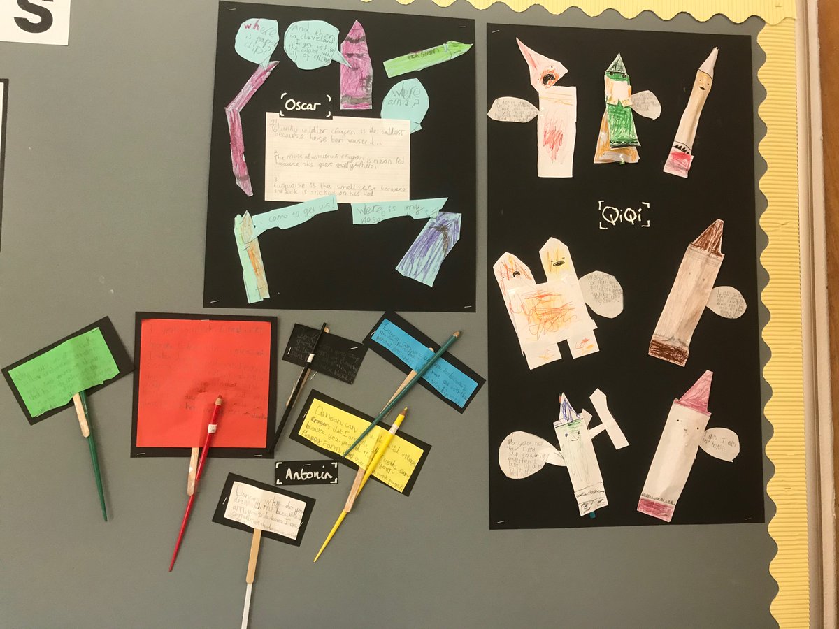 LucyHWood's tweet image. Celebrating and building on fantastic remote learning back on campus #JSVY2 @BSNJSV @OliverJeffers 🤩Amazing Year 2 writers 🖍🌟