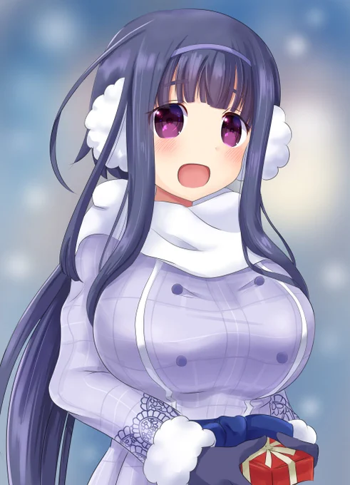 マギレコの明日香ちゃん描きました もうすぐバレンタイン～ 