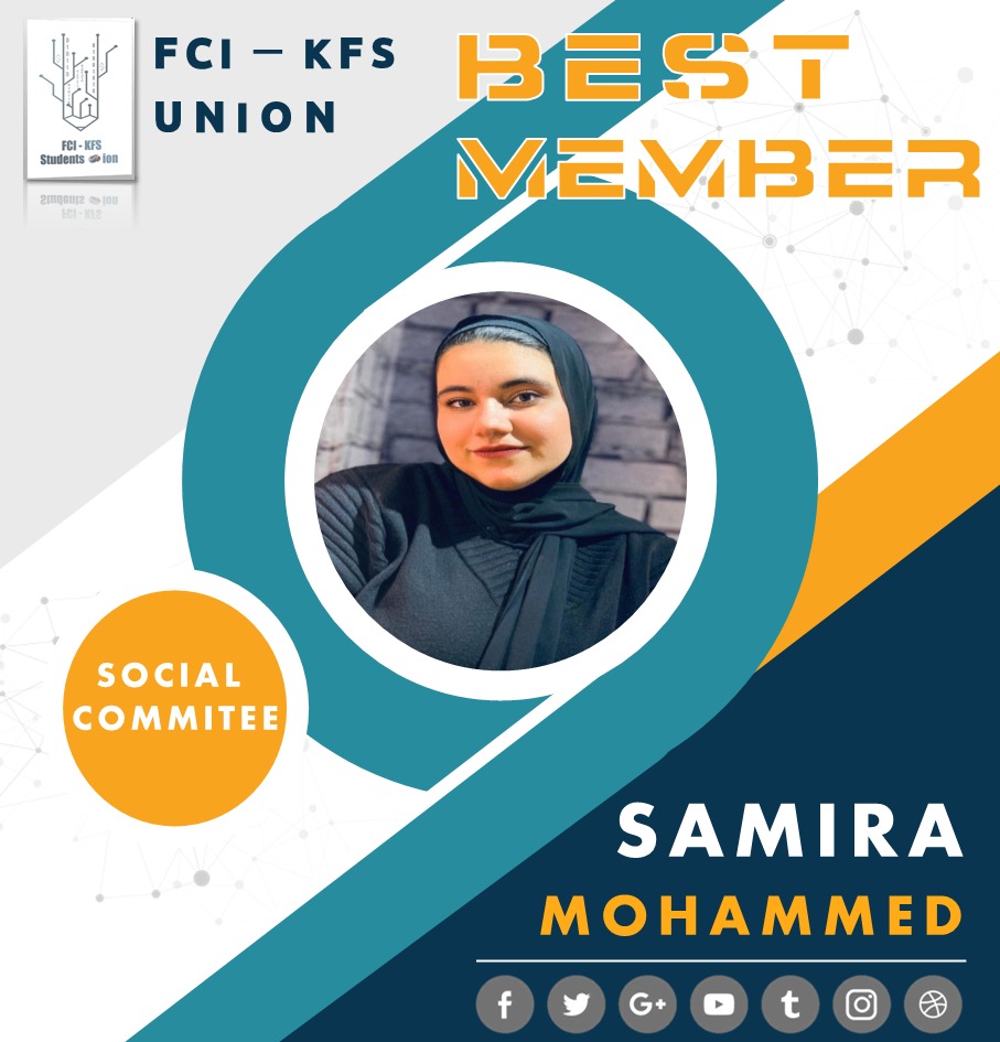 Samira Mohamed ✨
Best member of social committee