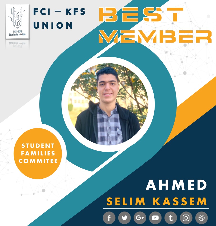 Ahmed Selim ✨
Best member of student families committee
