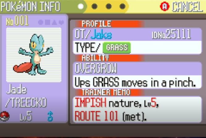Jake__Hunts's tweet photo. Live! Shiny Treecko in Ruby after 3,592 SR's!

Super stoked to get my first target in my Ruby DTQ so quick! Gonna be doing both a Ruby and a Sapphire DTQ at the same time, so stay tuned for both of those teams! Very excited to start working on my first ever DTQ! Vid link in desc https://t.co/oBWXx6Qca5
