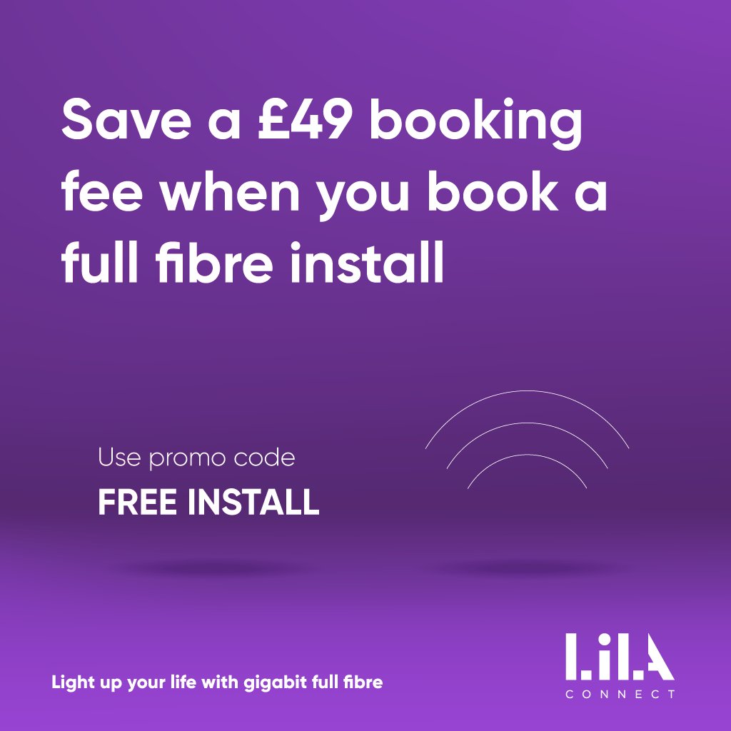 📣We’re offering FREE booking fees whilst we build in your area! So, what are you waiting for? 

Save £49, future proof your home and install the fastest most reliable internet connection!⚡

Code: FREE INSTALL

👉bit.ly/36kLRpY
