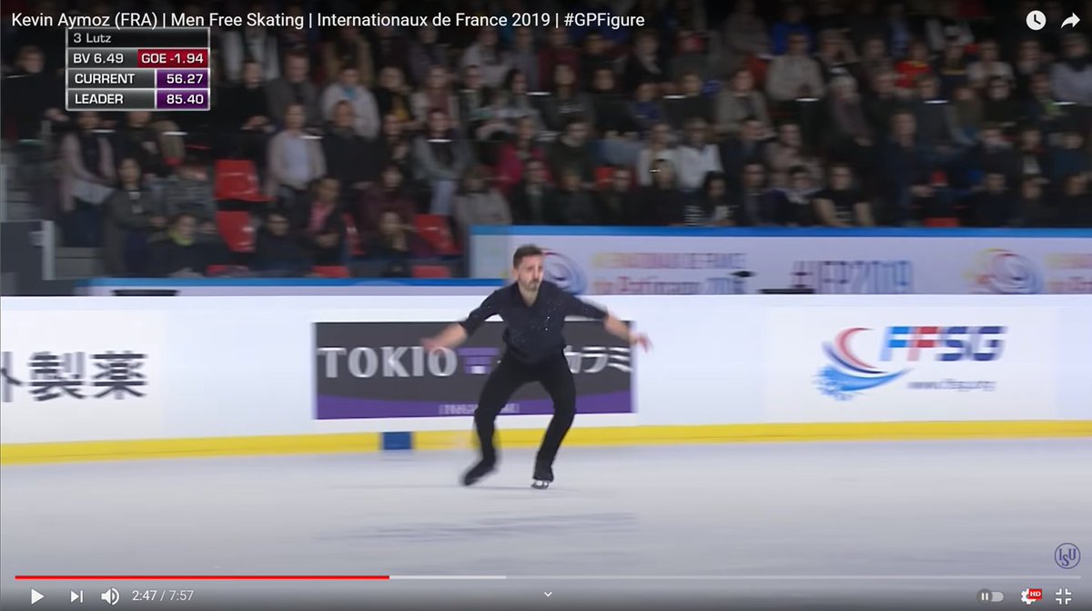 Aymoz kept it (except for the 16-17 season) and I was genuinely impressed when I saw he didnt have any call last season, but to be fair this was his 3F take off at IdF 2019, so I assume it is a judging thing rather than a consistent fix