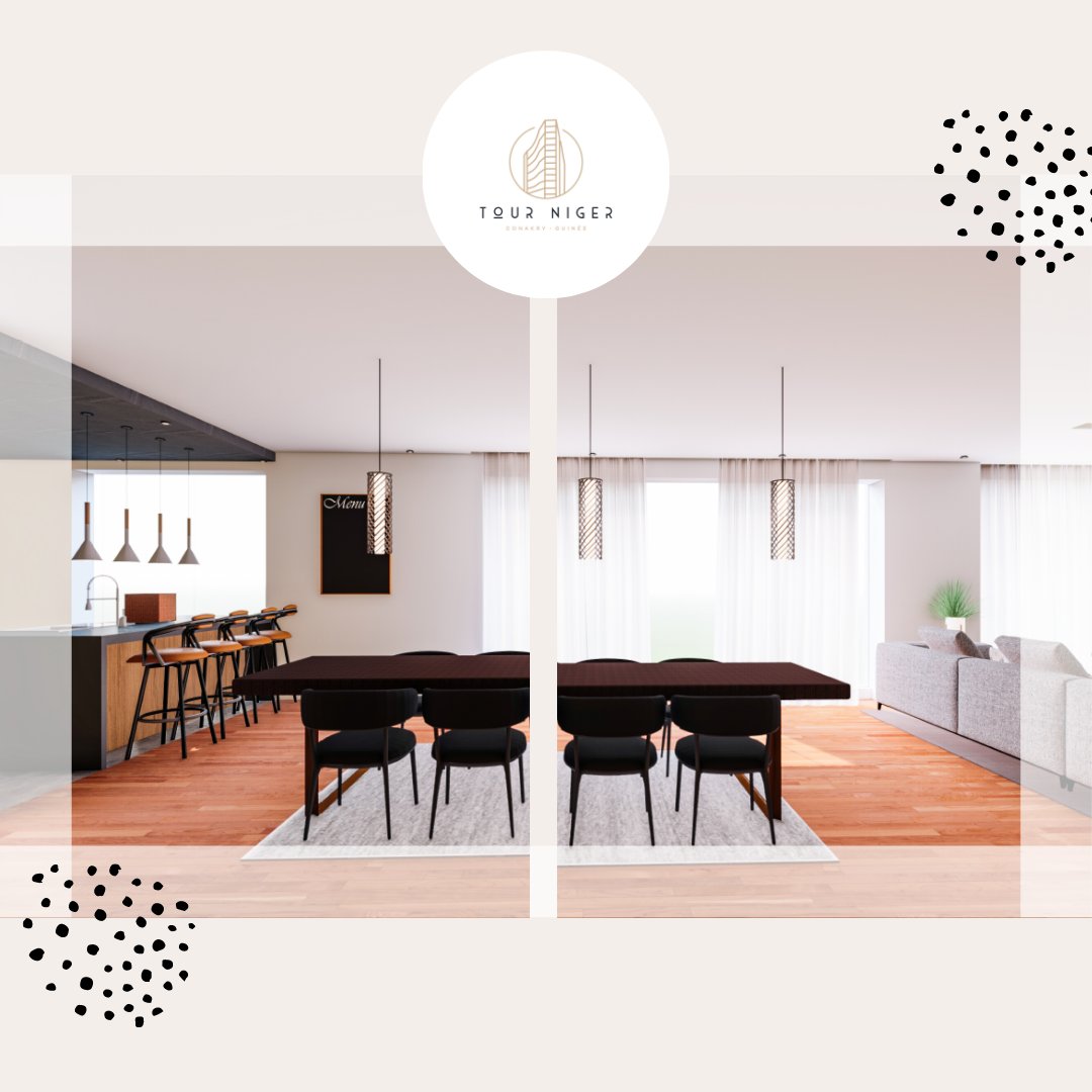 Aujourd’hui nous continuons à vous dévoiler les images des duplex de la Tour Niger. Ils allieront un design moderne et raffiné à un style épuré ! 😍

Pour visiter la Tour ou plus d'infos 👉 +224 660 22 22 29

#TourNiger #Emergenceguinee #Immobilier #Regus #Duplex