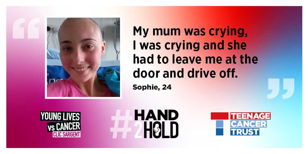 Coronavirus restrictions mean some young people are being told they have cancer, or facing treatment, alone. With <a href="/TeenageCancer/">Teenage Cancer Trust</a> we’re calling for a commitment from the Government that, where possible, young people have a #Hand2Hold. Pledge your support: bit.ly/hand2hold