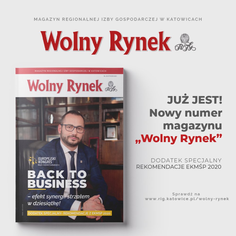 W styczniowym numerze Wolnego Rynku m.in. podsumowujemy rok 2020, przedstawiamy rekomendacje i przebieg dyskusji podczas specjalnej edycji #EKMSP – Back to Business ⬇
Więcej ➡ bit.ly/3cYW67S