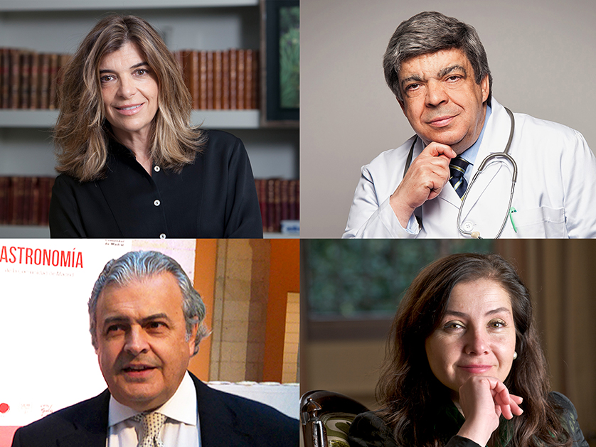 Damos la bienvenida a cuatro nuevos Académicos de Número, Xandra Falcó, Rosa Vañó, Ángel Parada y Javier Aranceta. Con su incorporación la Real Academia de Gastronomía seguirá trabajando para difundir la cultura gastronómica. A todos ellos ¡nuestra más sincera enhorabuena!