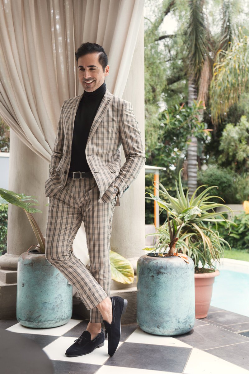 CSquaredSA's tweet image. Step out in timeless style with our beige plaid men’s suit. #DressYourSoul #CSquaredTrends #SummerPicks #Mensfashion