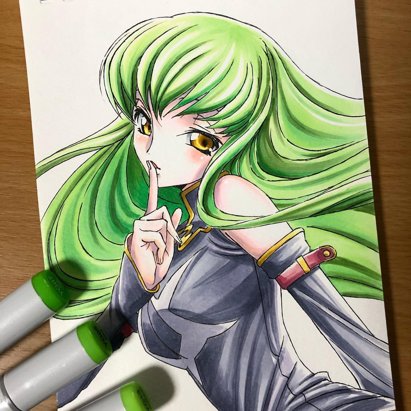 Twitter 上的 Kazz Art コードギアス シーツー コードギアスcc コードギアス反逆のルルーシュ コピックイラスト アニメイラスト イラストグラム アナログイラスト 模写 お絵描き T Co 23w7oum5jh Twitter