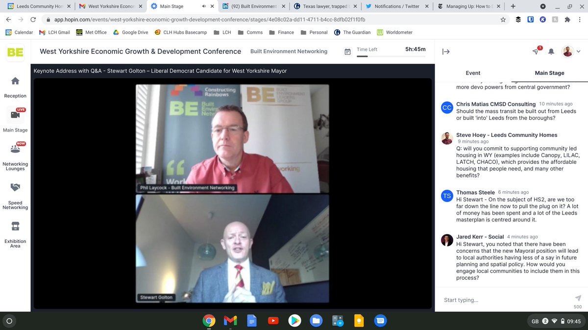 The answer: "Yes! Schemes like this will help create housing where LAs are struggling, and social businesses create jobs and economic benefits too". Thanks Stewart!  #communityledhousing
