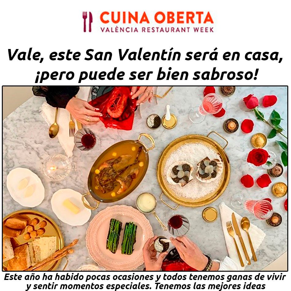 hosteleriaenvlc's tweet photo. VALE, ESTE SAN VALENTÍN SERÁ EN CASA, ¡PERO PUEDE SER BIEN SABROSO!
https://t.co/3A4pJqpp5X
@Valenciaturismo #valenciacuinaoberta #HosteleriaEnValencia #SanValentin #TrufasMartinez #Trufas #Cubanitos #Bombones #OriginalCV #CatasVirtuales #Charcuteria #AmparoMuñoz https://t.co/aRmvMIqPtZ