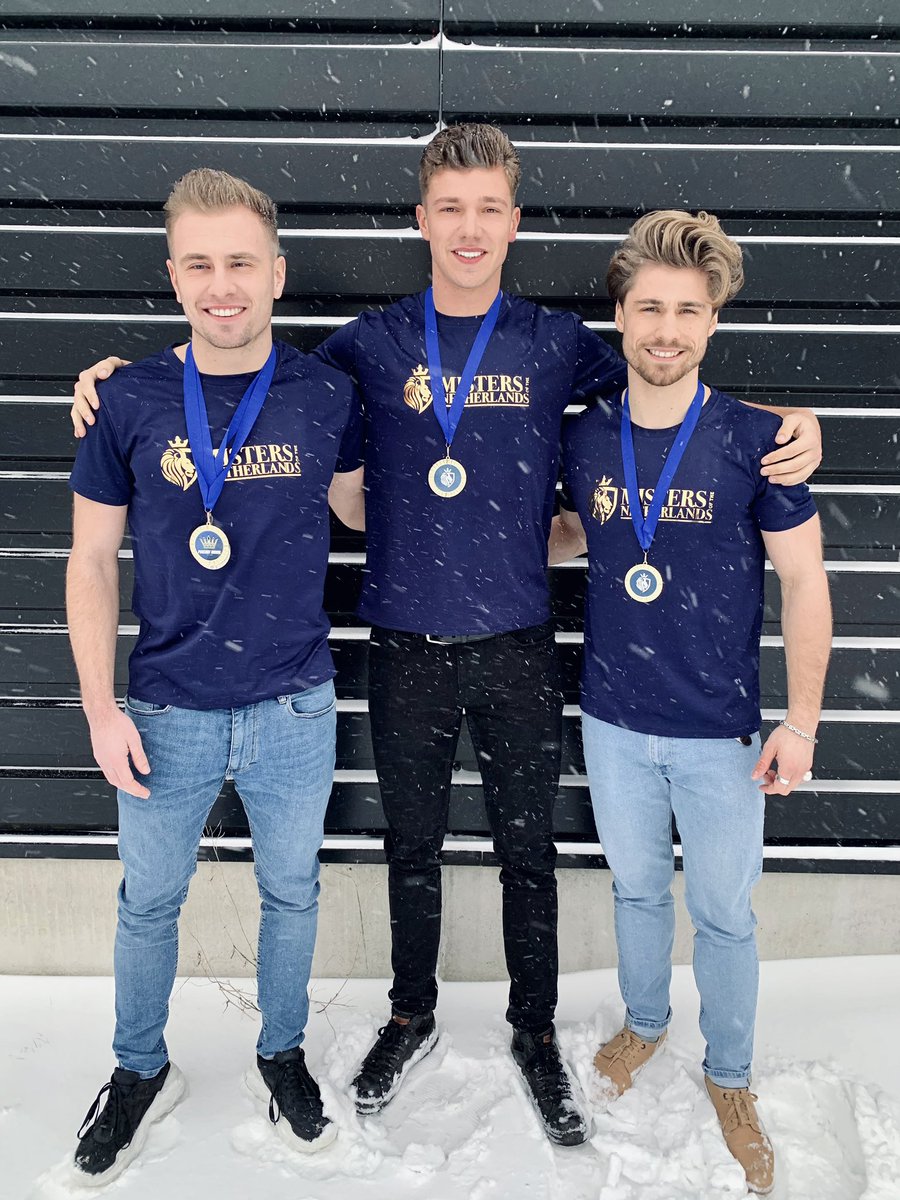 mistersofthenl's tweet photo. First medals have be given! 

Kevin Nikolov | Best Interview by @_dailyjoshie 
@mikevanwijk | Mister Friendship Netherlands 2021
Robbin Kooiman | Mister Best Smile Netherlands 2021 
#mistersofthenetherlands #pageant https://t.co/tvPz7w1SZ9