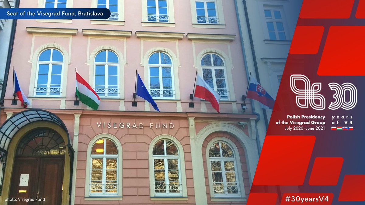 V4 PRESIDENCY (@v4_pres) on Twitter photo One of the elements of #V4 cooperation is the International Visegrad Fund, established back in 2000.
Over the years the <a href="/VisegradFund/">Visegrad Fund</a> has awarded almost 2,400 scholarships and financed some 6,000 projects of non-governmental organisations. 👥🌐
#30yearsV4 🇨🇿🇭🇺🇵🇱🇸🇰 One of the elements of #V4 cooperation is the International Visegrad Fund, established back in 2000.
Over the years the <a href="/VisegradFund/">Visegrad Fund</a> has awarded almost 2,400 scholarships and financed some 6,000 projects of non-governmental organisations. 👥🌐
#30yearsV4 🇨🇿🇭🇺🇵🇱🇸🇰