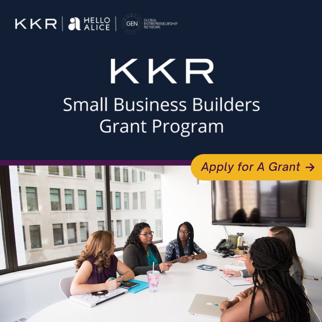 Calling all small businesses! KKR is awarding $10,000 grants + mentorship + support to local companies around the world. Tag a small business that should apply by 6/2! ecs.page.link/qcFx9 #KKRSmallBusinessBuilders
