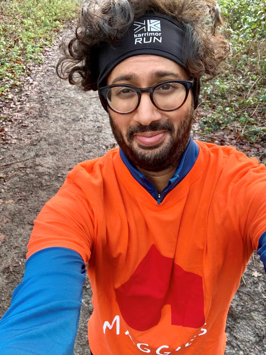 Our #FridayFundraiser this week is our new Maggie's Psychologist @Dr_Jo_Ashcroft , and @asangafern who ran 100 miles EACH in December and raised over £2,000 for our centre. Thank you so much! 🏃‍♀️🏃‍♂️✨