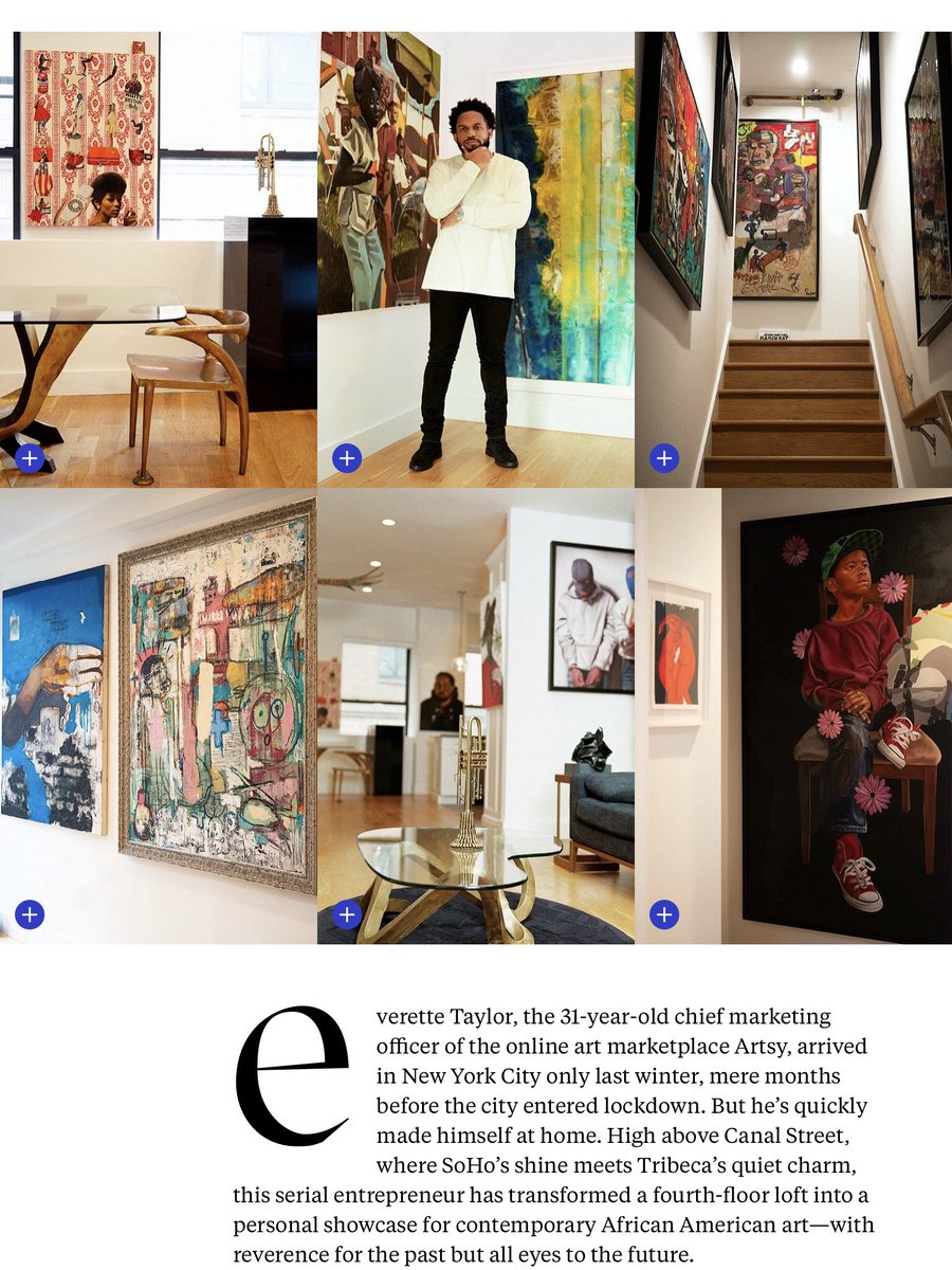 InteriorsProper's tweet photo. Now this is a collection. Wish there was video! 😍 Inside the home of @Everette via @ArchDigest Feb issue https://t.co/uet0j18QZW