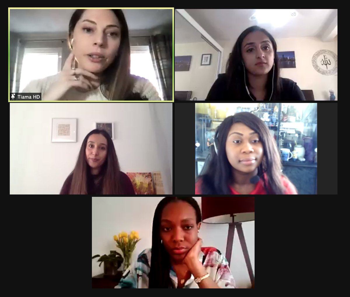 WomenInResearch's tweet photo. "Make belonging a business goal [..] by default, that will mean that everyone needs to carry this objective, not just HR." @minnatech's @TiamaHDFowler LIVE in our #WIReinColor UK event: https://t.co/glJdIHFUc6 #WomeninResearch #MRX #MarketResearch https://t.co/7TTtOcIcpq