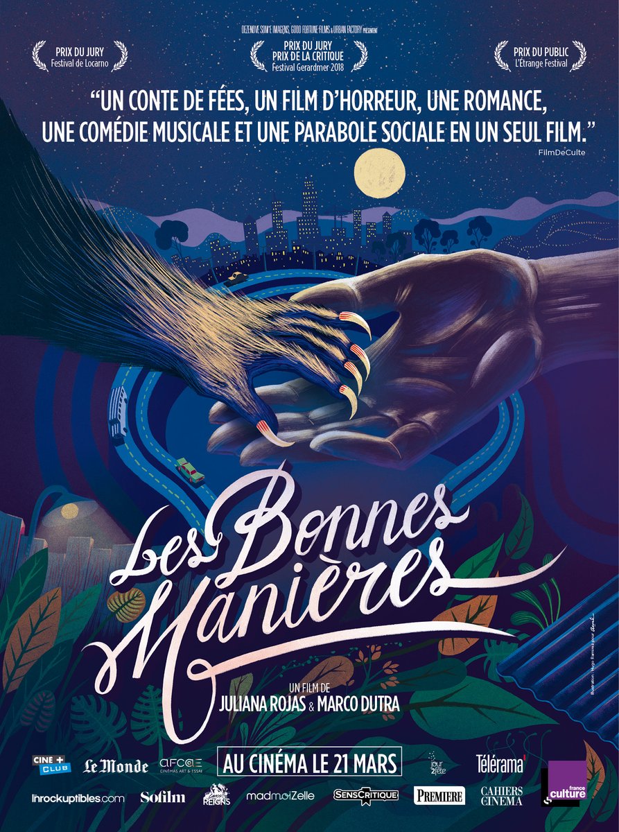 rafaelwolf1703's tweet photo. #LesBonnesManieres de #MarcoDutra et #JulianaRojas. Si vous aimez les bébés loup-garou, le mélange de conte social et de fantastique pur, les fulgurances poétiques et les saillies gore, le portugais et les films sauvages, audacieux et radicaux, ce film est une dinguerie! https://t.co/jyRcNLZVEx