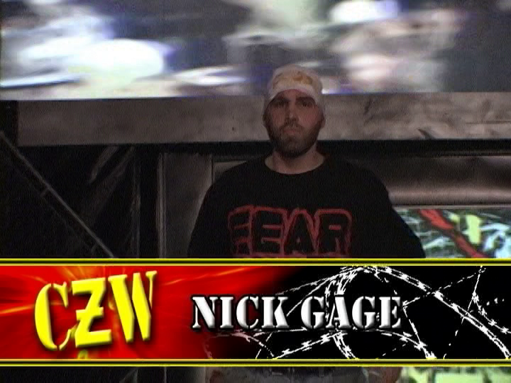 To set the scene: Justice Pain was the CZW Champion, a decision that had many fans wondering why the company couldn't move beyond the year 1999.Him and Gage always had good matches together so at least we'll get a quality anniversary main event.