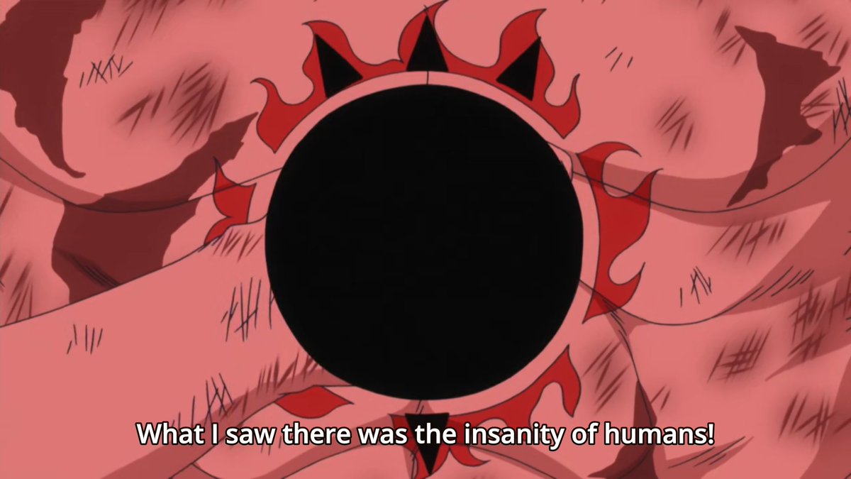 Fisher Tiger not only refused their blood but also refused to accept humans. Years of suffering by the hands of Celestial Dragons led to this and it wouldn't be surprising in the least to see him full of hate. But the idea brought to life by Tiger isn't this hateful fishman.