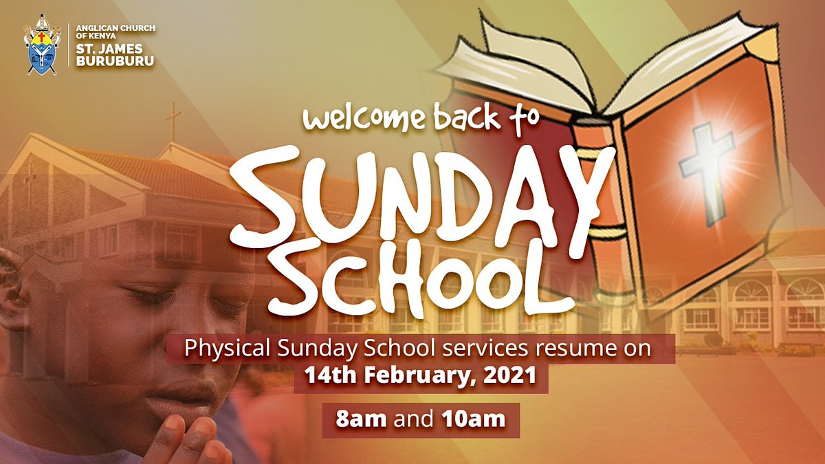 AckSchool's tweet photo. Have you heard?🙉 .......... Yes!🥳🎊
Sunday school is back IN CHURCH!!!💥💥💃💃
We are soooooo excited to meet with you again in class😍🤩✴✴
See you in church, THIS SUNDAY, 14TH FEBRUARY 2021🤗🤗🤗
#WeAreTogetherAgain🎇
#JustPraisingTheLord✨
#SomethingGoodIsGoingToHappen!🎆 https://t.co/wmBDrt7V2h