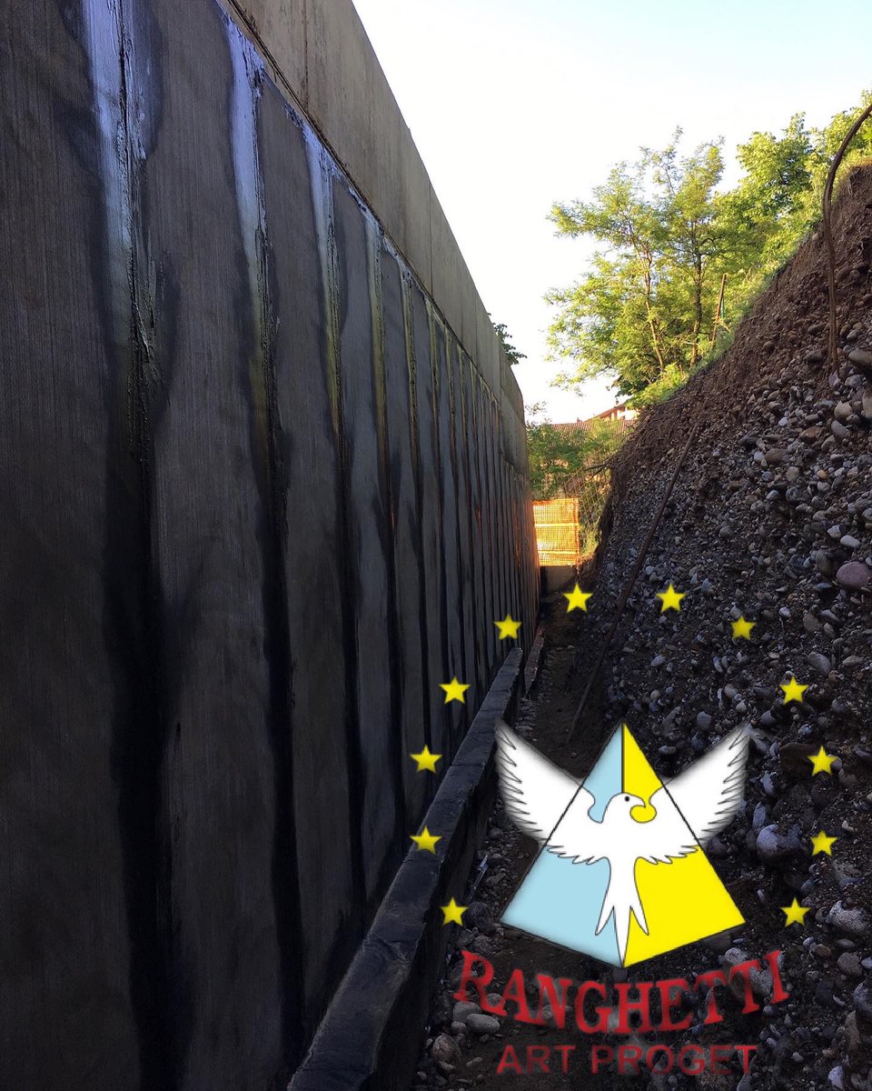 RanghettiArt's tweet photo. Impermeabilizzazione In Guaina Bituminosa su muro verticale in controterra 
#guaina #bitume #impermeabilizzazioni #insulation #construction #hvac #greenliving #buildingenvelope #rooftop #architecture #waterproof #costruzioni #edilizia #roof  #buildings https://t.co/k9Juqtb5Db
