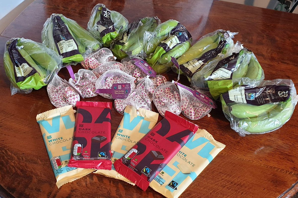JackRenwickCMP's tweet photo. Picked up all these #Fairtrade goodies for half-term food parcels, shall be dropping them off to @Stjudesplymouth tomorrow #ItsWhatWeDo https://t.co/ueo9GBiybL