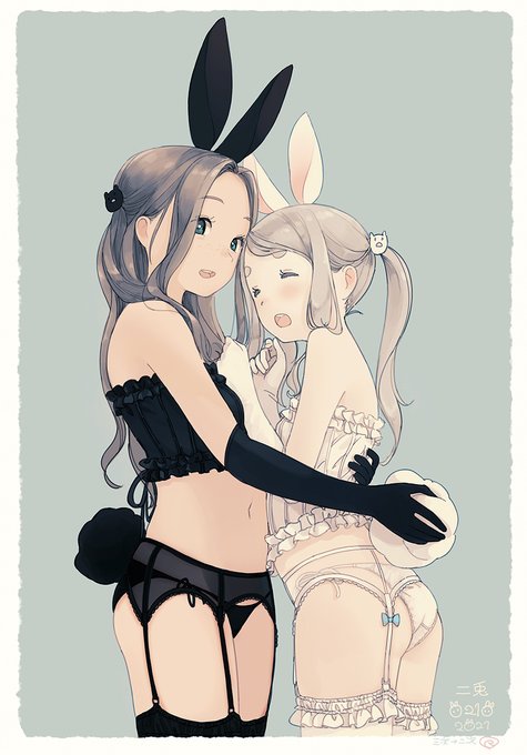 🐰🐰
#二兎の日 