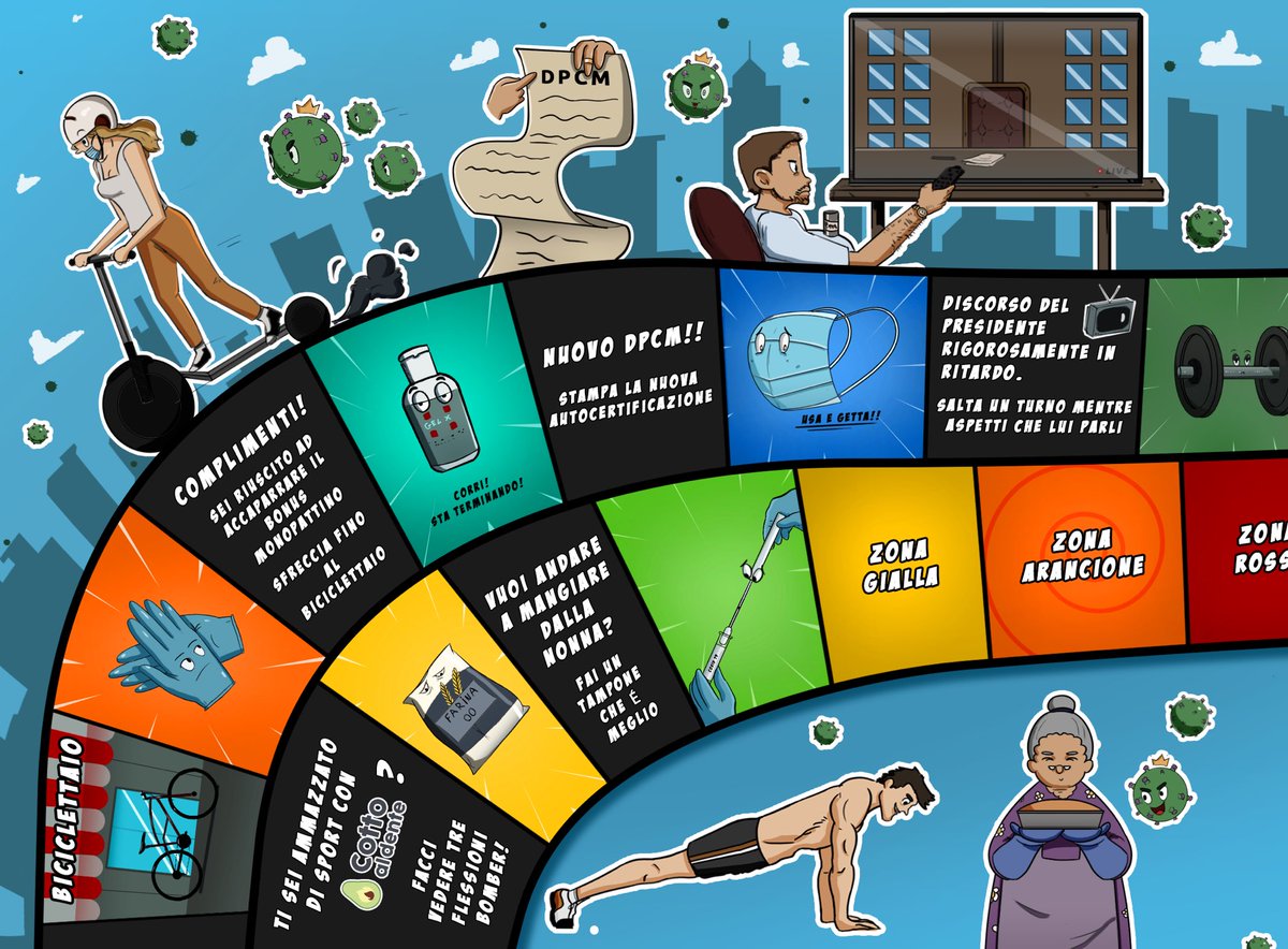 NBriamonte's tweet photo. Sono felice di annunciare il lancio della campagna Kickstarter per il gioco più figo che ci sia!! Non il solito gioco dell’oca... Che ne dite?!
 @zdizoro @welikeduel @makkox #propagandalive https://t.co/s4bo3xbt39