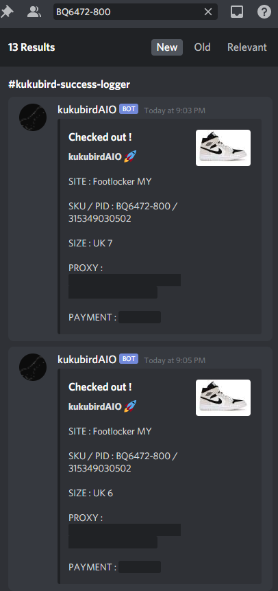 kukubirdAIO's tweet photo. Restock mode doing some work 💪 https://t.co/PK6ExQL57R