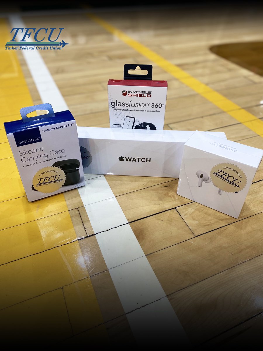 OBU_Athletics's tweet photo. 🚨ATTN OBU STUDENTS 🚨

@TinkerFCU is giving 2 students either an Apple Watch or a pair of Air Pod Pros! 

All you have to do is LIKE and RETWEET this post to be entered to win!
Go to our Instagram page to double your chances!

Winners will be announced on Friday!

#OnToVictory https://t.co/EL8N6Dw7oX