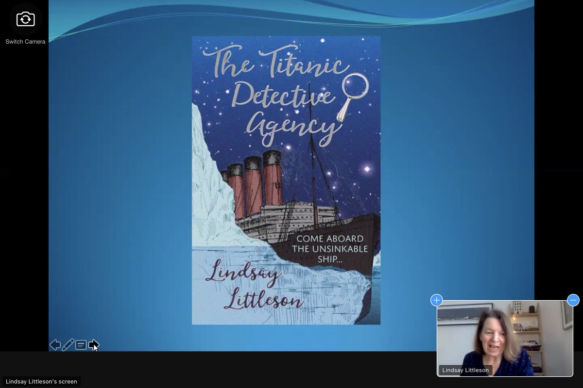 THSch_English's tweet photo. Thank you very much to @ljlittleson for Year 5’s extremely engaging and inspiring virtual author visit. A fantastic way to begin our Titanic topic. 🚢 📚✍🏼 #THSchY5 #THSchRemoteLearning #THSchLD3 @TalbotHeathSch @THSch_Junior https://t.co/gNkcb9IY16