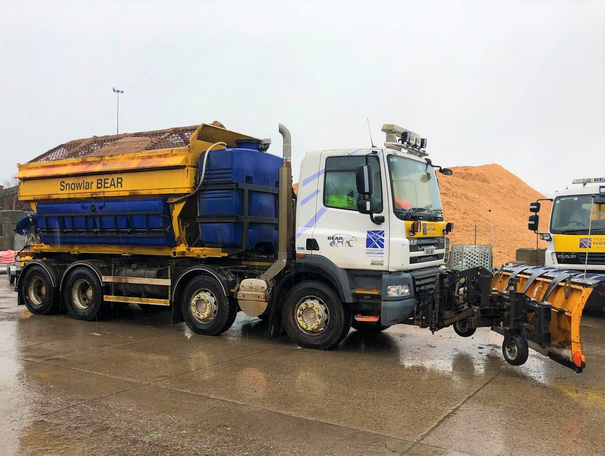 NWTrunkRoads's tweet photo. βοΈ 34 gritters will be out across trunk roads in the north west of Scotland tonight! Track the movement of some of our winter fleet - including #GonnaeSnowDaeThat, #SnowlarBEAR & #SledZeppelin via @trafficscotland's gritter tracker here: https://t.co/Hjiq7XY1Mg βοΈ https://t.co/PMGd3eysC7
