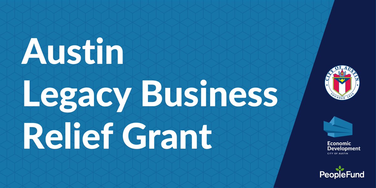 💸 $5M total recovery dollars available
Phase 1 of the Austin Legacy Business Relief Grant provides $20K in #COVID19 emergency funding to local biz in operation for 20+ years.

Attend the Grant Info Webinar on February 16
📌 austintexas.gov/news/saves-fun…