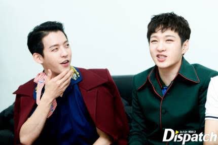 A thread of BTOB MinSub a.k.a Minhyuk and Changsub - the "the rarest get caught out yet they're actually drinking friends" bromance.