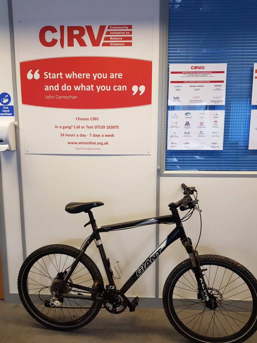 CIRVNorthants's tweet photo. One of our cohort needed help to get to @SaintsFdation independently so we got him a🚴.  He was really pleased with it😊!

Thank you to the Cycl-opps scheme for the bike. https://t.co/T3KXGXRs1s