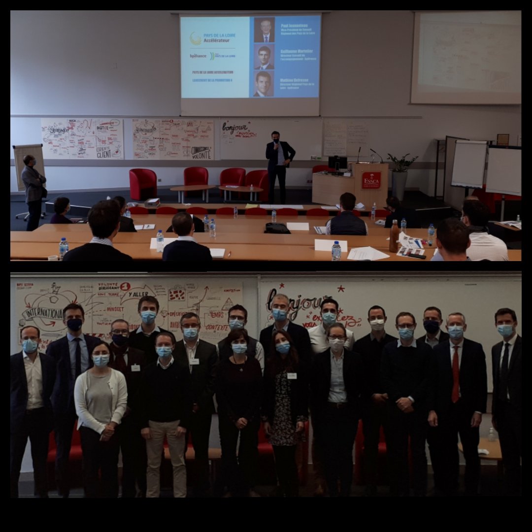 4ème millésime pour #AccélérateurPME <a href="/paysdelaloire/">Pays de la Loire</a> <a href="/Bpifrance/">Bpifrance</a> 🤗 on ne lâche rien 💪 Bienvenue dans la team #LesAccélérés à ces #entrepreneurs ambitieux du #territoire