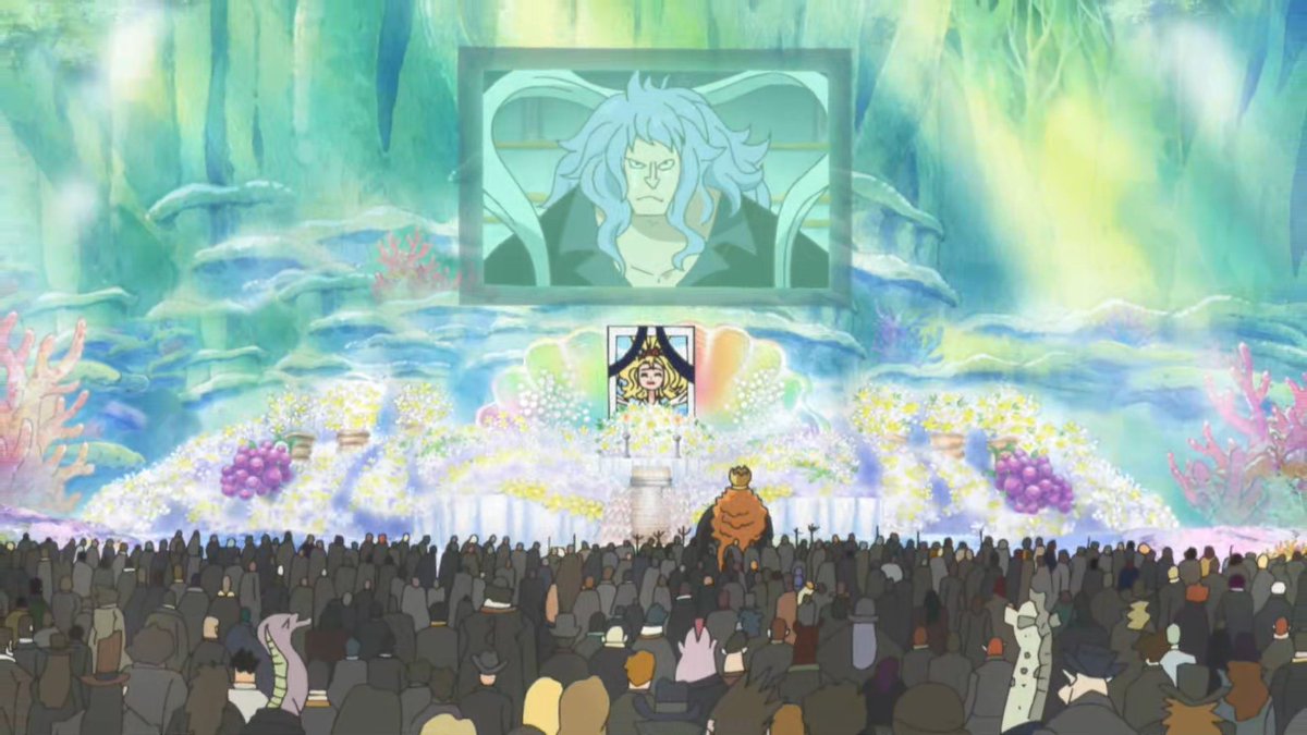 This arc had many other beautiful scenes which I could go on and on about. Fukaboshi’s address at funeral, blood transfusion scene, Otohime’s death were all great scenes which touched my heart.