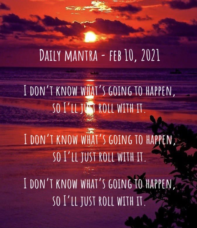 deepbreathletgo's tweet photo. Daily mantra goes with the daily devotion. Repeat throughout the day, to keep living with intention. #nofear #itallworksout https://t.co/pI37HlRnFe