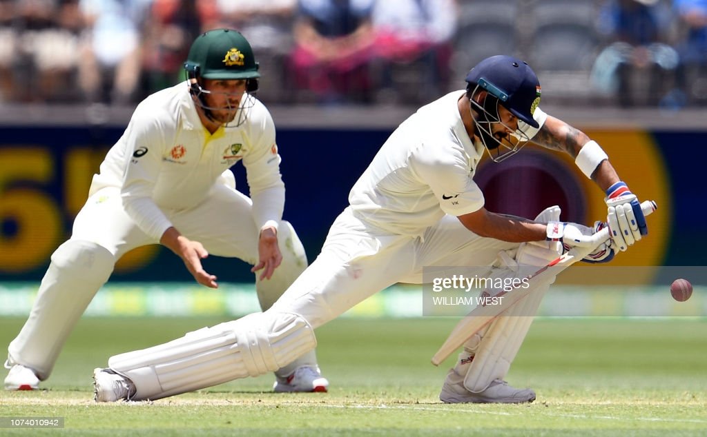 Kohli generally does a really good job of this. He's not the tallest guy but really extends his reach to get to the ball. Check out these older photos below. Did your hamstrings just twinge? Mine did.